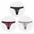 Bragas sexis de encaje para mujer, bragas transparentes caladas, conjunto de Tan