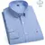 Camisas Oxford 100% de algodón puro para hombre, camisa a cuadros de manga larg - tienda online