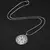 My shape Collar de acero inoxidable de Estrella de David para hombre, pentculo j