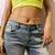 Moda e sexy corrente de contas redondas corrente de cintura dupla simples metal - comprar online