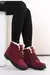 Botas de inverno femininas de salto baixo botas femininas com pele quente sapato en internet