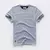 Camiseta de algodón para hombre, camisa básica informal de cuello redondo, top - tienda online