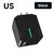 Elough-cargador rápido con luz LED tipo C para teléfono móvil, Cargador USB d