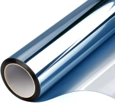 Película de vinil para janela de espelho unidirecional, 2/3/5m, autoadesiva, re