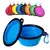 Cuenco de agua y comida de silicona plegable para mascotas, suministros portáti - tienda online