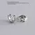 Pendientes de plata de ley 925 para niño y niña, joyería con personalidad de en internet