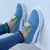 Mulheres outono tênis casual duplo m impresso lado zíper sapatos de plataforma - MEGA BUY VARIETIES