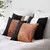 Funda de almohada de cuero PU de lujo, funda de almohada de retales, decorativa - MEGA BUY VARIETIES