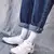CHAOZHU, calcetines básicos diarios para hombres y mujeres, calcetines elástic - comprar online