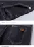 Imagen de Pantalones vaqueros cálidos para hombre, Jeans de lana suave, actividades, colo