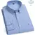 Camisas Oxford 100% de algodón puro para hombre, camisa a cuadros de manga larg - tienda online