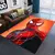 MINISO Disney-alfombra de Spider Man para sala de estar, dormitorio, cocina, baño, felpudo antideslizante, decoración del hogar en internet