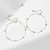 2024 nova flor de cristal pulseira aço inoxidável moda feminina personalidade en internet