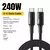 Essager-Cable USB tipo C de carga súper rápida, 240W, para iPhone 15 Pro Max, - MEGA BUY VARIETIES