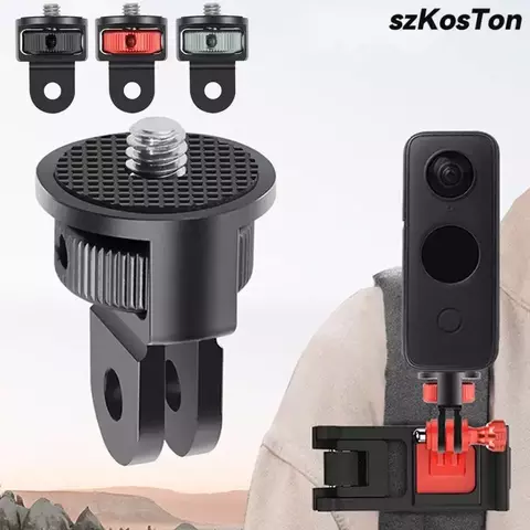 Adaptador de trípode de tornillo de aluminio de 1/4 pulgadas, soporte de montaj