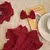 Ropa de invierno para mascotas, jersey de Pomerania de color sólido, Rojo cáli - MEGA BUY VARIETIES