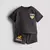Disney cartoon impresso roupas para meninos de manga curta roupas esportivas ver