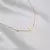 Delicados collares pequeños de cruz lateral para mujer, colgante de acero inoxi - tienda online