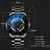Imagen de Reloj analógico de acero inoxidable para Hombre, nuevo accesorio de pulsera de