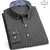 Camisas Oxford 100% de algodón puro para hombre, camisa a cuadros de manga larg