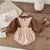 Terno de bebê menina camisa francesa com babados + macacão geral de renda bord - comprar online