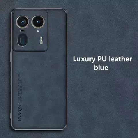 Funda trasera de cuero de lujo para Motorola Edge 50 Ultra, funda cómoda para t - comprar online