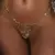 Bikini de cristal de piedra para mujer, Tanga de cadena Sexy, bragas de diamante