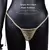 Imagen de Bikini de cristal de piedra para mujer, Tanga de cadena Sexy, bragas de diamante