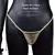 Bikini de cristal de piedra para mujer, Tanga de cadena Sexy, bragas de diamante - comprar online
