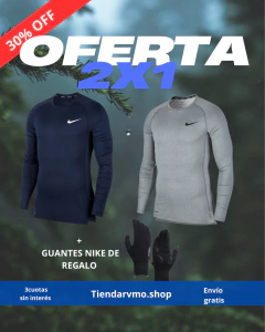 Dos camisetas térmicas al precio de una + guantes de regalo!!! - comprar online