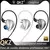 QKZ-Hi6T Microfone Surround Estéreo, Driver HiFi, Hi-Res, Microfones, In-Ear, D