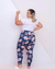 Pijama Longo Plus Size de calça e camiseta feminino - loja online