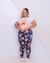 Pijama Longo Plus Size de calça e camiseta feminino - loja online