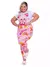 Pijama Longo Plus Size de calça e camiseta feminino - Boutique da Bibs - Onde o Amor Próprio Vira Estilo