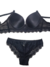 Conjunto Lingerie Liso Com Detalhes em Renda - comprar online
