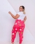 Pijama Longo Plus Size de calça e camiseta feminino - comprar online
