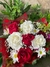 BUQUÊ DE 6 ROSAS VERMELHO E BRANCO - comprar online