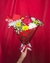 BUQUÊ DE 1 ROSA +KIT-KAT+ CARTÃO SIMPLES
