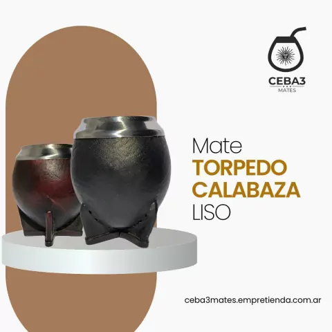 Mate Torpedo Liso - con virola de acero