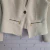 Blazer blanco rayas horizontales en internet
