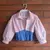 Blusa rosa mangas abombadas escote V