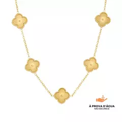 Colar Trevo Dourado - Banho de ouro 18k. - comprar online