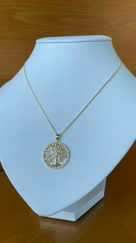 Colar mandala árvore da vida