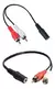 Cable de Audio 3,5mm H a 2RCA 0,4M-KJMP2RCA04