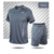 Imagem do Conjunto esportivo masculino - T-Shirt e Bermuda de alta qualidade