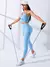 Conjunto Fitness Feminino 2 Peças – Leggings e Top Sem Costura para Yoga e Treino - BNFit