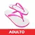 CHINELO ROSA ADULTO