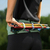 Bolsa de cintura ajustável para corridas longas e trail, com compartimentos práticos.