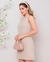 Vestido curto com alça em strass - comprar online