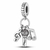 Berloque Triplo Microfone Prata 925